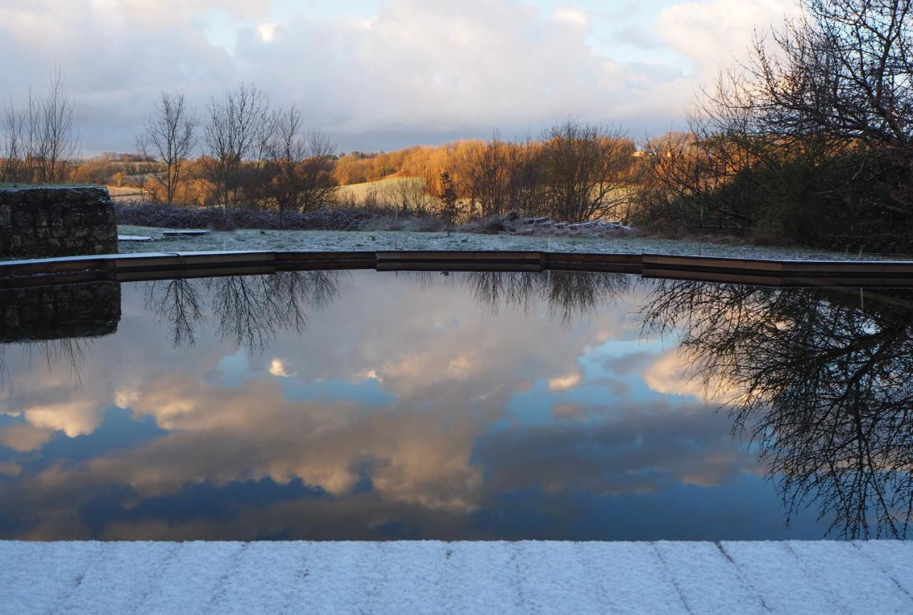 Maison Terre Les Cabanes De Fallot - Sauna Bain-Froid Piscine Naturelle L'isle-Bouzon Zewnętrze zdjęcie