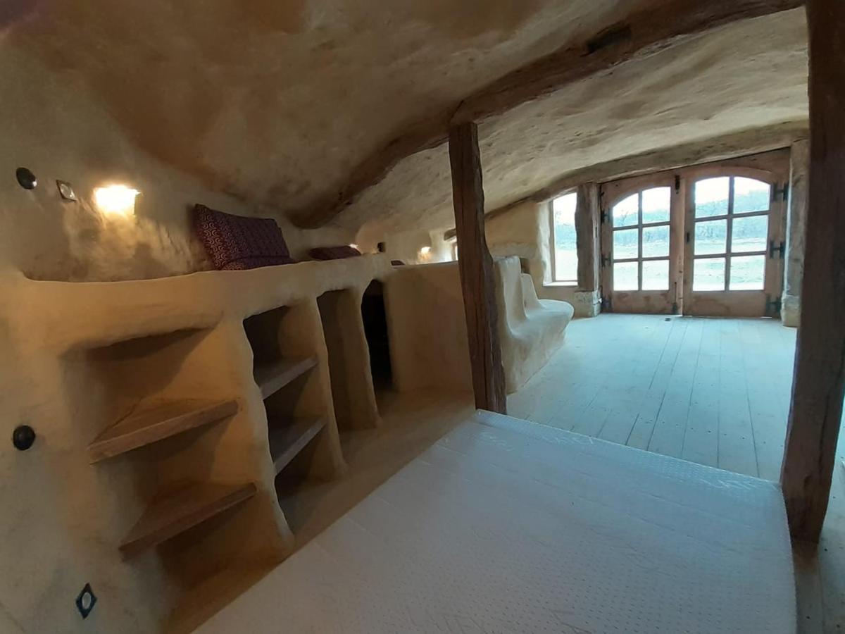 Maison Terre Les Cabanes De Fallot - Sauna Bain-Froid Piscine Naturelle L'isle-Bouzon Zewnętrze zdjęcie