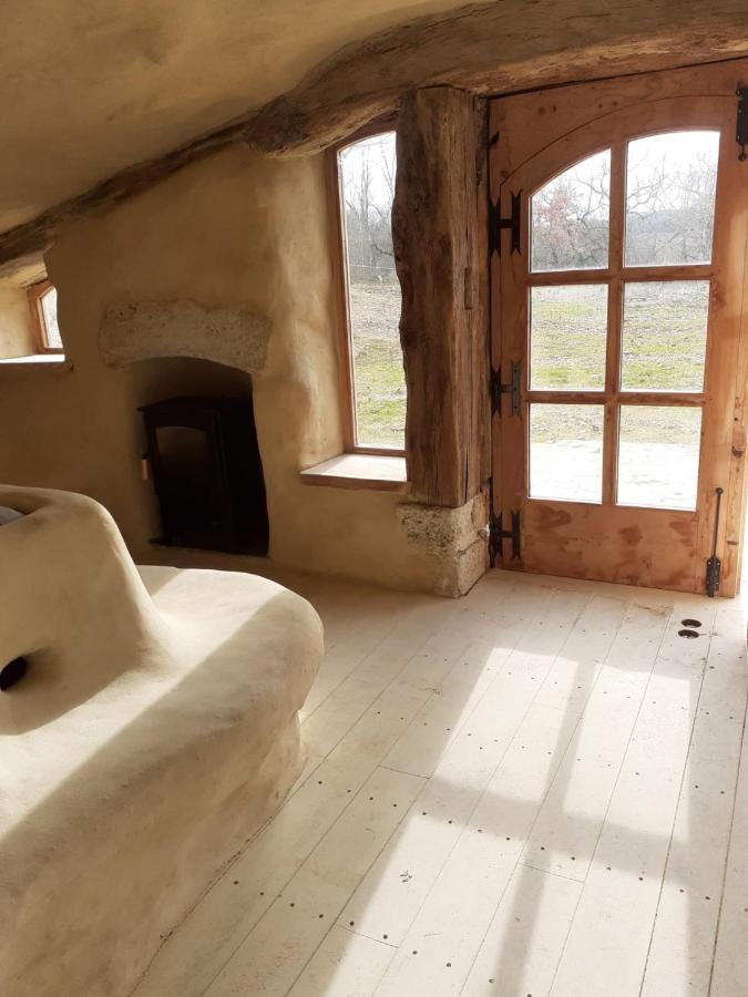 Maison Terre Les Cabanes De Fallot - Sauna Bain-Froid Piscine Naturelle L'isle-Bouzon Zewnętrze zdjęcie